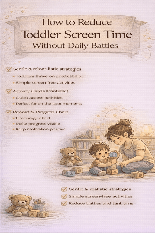 How to Reduce Toddler Screen Time Without Daily Battles - BrightLittleDays